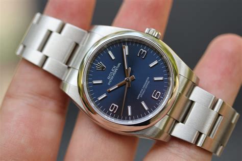 rolex explorer blue dial